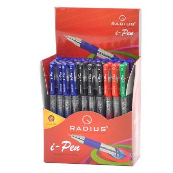 Купить Ручка шариковая «I-Pen» foil Radius 50mix, картон.дисплей оптом
